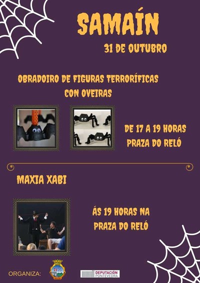 A Guarda celebra o Saman con Obradoiros e maxia na Praza do Rel 