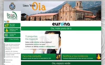 A vecianza de Oia poder comunicar incidencias ao Concello directamente desde o mbil