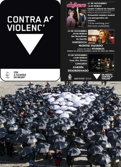 A Guarda tnguese de negro contra as violencias