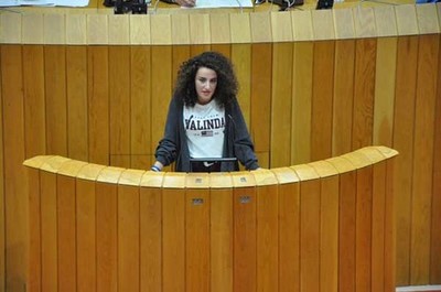 Mozas de Tomio reclaman en Santiago, a creacin dun consello autonmico de participacin infantil e adolescente