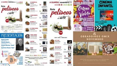 A ruta -Petiscos con Arte- centra as actividades desta fin de semana na Guarda