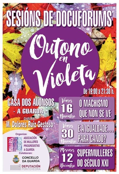 Este mrcores remata na Guarda o -Outono en Violeta-
