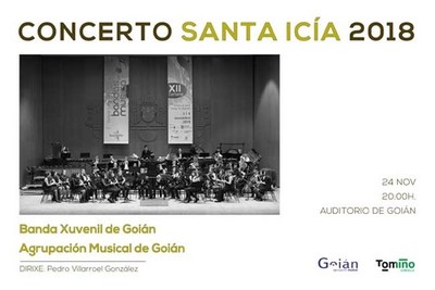 A Agrupacin Musical de Goin celebra este sbado o Concerto de Santa Ica