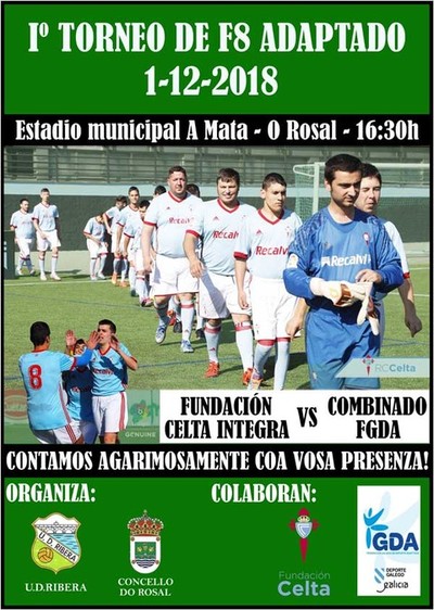 O Rosal acolle este sbado o I Torneo de Futbol 8 Adaptado