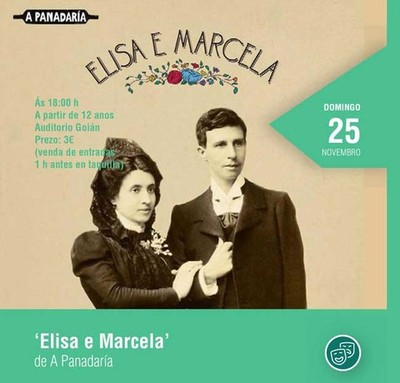 A historia de -Elisa e Marcela- chega a Tomio este domingo da man da compaa teatral ?A Panadara?