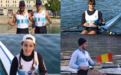 Tres remeros del Club Remo do Mio convocados con el equipo nacional