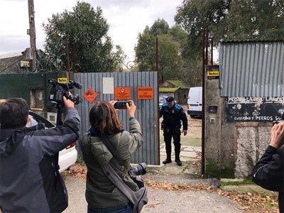 Este mrcores comezou a inspeccin da pirotecnia de Baldrns previa  ao desaloxo do material