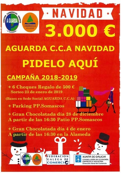 Acigu CCA sortea 3000? en cheques regalo en la Campaa de Navidad 2018