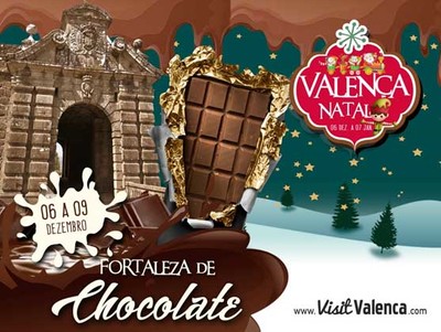 De 6 a 9 Festa do Chocolate em Valena Cascatas, Bombons, Licores... uma Doce Tentao