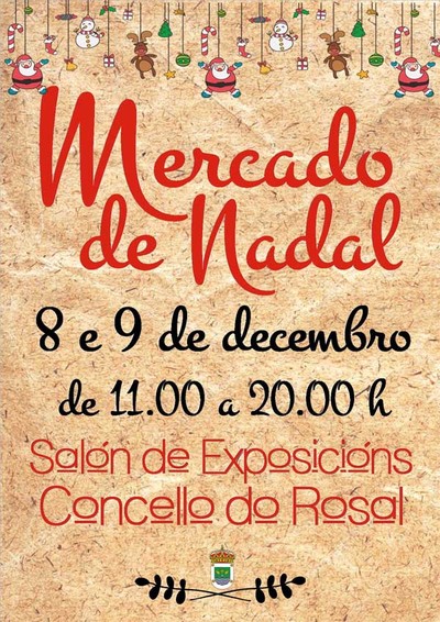 O Rosal acolle esta fin de semana un Mercado de Nadal