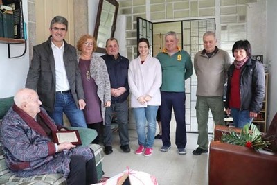 Manuel Benito Lomba Portela cumpre 100 anos