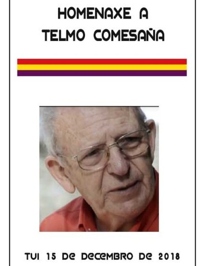 Actos Homenaje a Telmo Comesaa Pampilln este sbado en Tui