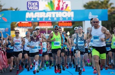 Gran actuacin do atleta guards Roberto Martnez Trigo na maratn de Lanzarote