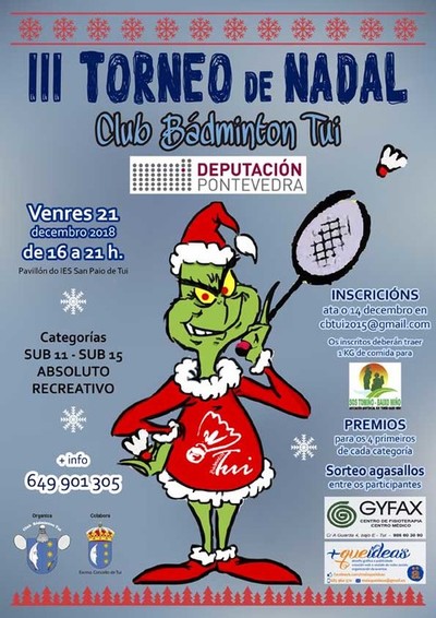 Torneo de Nadal de Bdminton en Tui