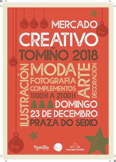 Tomio celebra o da 23 o seu primeiro mercado creativo de Nadal