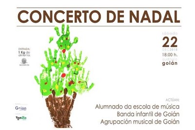 A Banda de Goin celebra o concerto de nadal este sbado