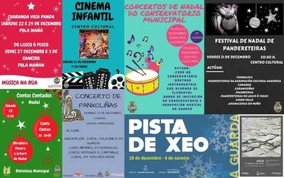 A maxia do Nadal contina na Guarda con concertos, festivais musicais, exposicins e a Pista de Xeo