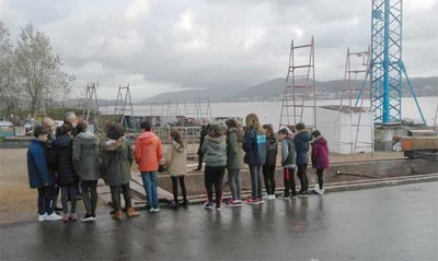 La Asociacin Piueiro acerca a los ms pequeos el mundo de las embarcaciones tradicionales 