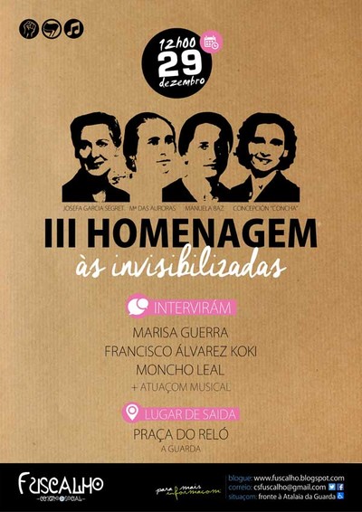 O CS Fuscalho da Guarda organiza este sbado o III Homenagem pola Memoria