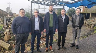 O desentullo da zona de cero de Paramos comezar na segunda semana de xaneiro