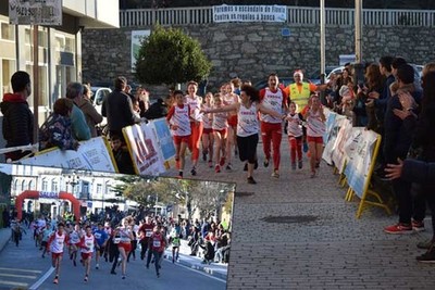 Mis de 200 deportistas participaron na San Silvestre 2018 na Guarda