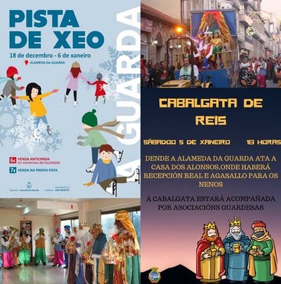 Os Reis Magos chegan  Guarda para visitar a Residencia de Maiores e participar na Cabalgata 