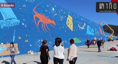 Un equipo da Universidade de Vigo investigar o proxecto de arte urbana -A Guarda Escrita nas Estrelas-