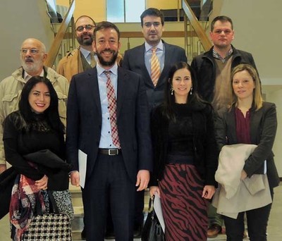 O alcalde de Tui detallou no Crculo de Empresarios de Galicia a disponibilidade de chan empresarial na cidade