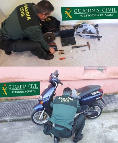 La Guardia Civil detiene a dos vecinos de A Guarda por varios robos en locales comerciales y establecimientos pblicos