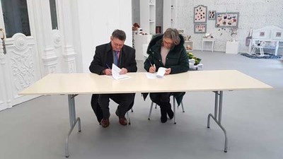 San Xerome y Conservas Chanquete firman un convenio de colaboracin 