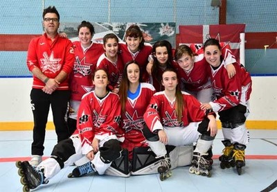 Valioso empate de A Guarda Hockey Lia na Liga Galega Feminina