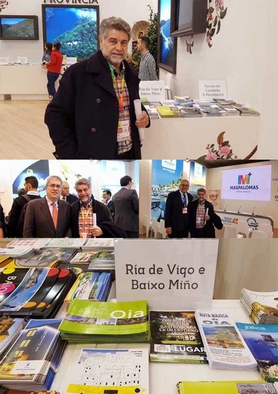 Gerardo Rodrguez se interesa por el Turismo de Oia en Fitur