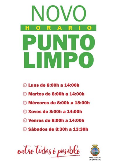 A Guarda ampla o horario de atencin do Punto Limpo