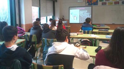 Estanse a levar a cabo os Programas de promocin da sade no IES A Sangria da Guarda como IES Antonio Alonso Rios de Tomio