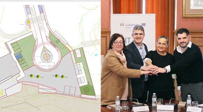 A Guarda firma o convenio para a mellora dos accesos  Praia do Muo