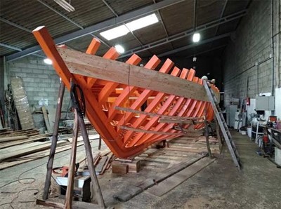 A Asociacin Piueiro ofrece visita guiadas ao volanteiro que se est construndo na Guarda