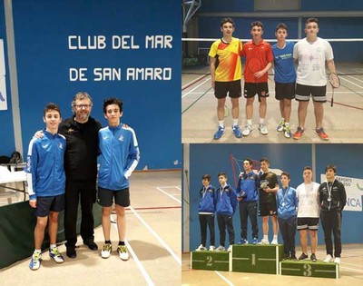 Gran fin de semana para el Club Bdminton Tui en el Master Sub13 y Sub17 celebrado en A Corua