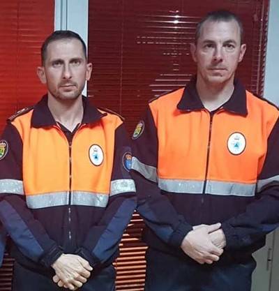 Ivn Fernndez toma o relevo a Francisco Bouzo na xefatura da Agrupacin Proteccin Civil de Tomio