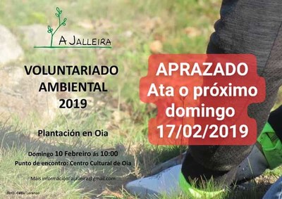 Queres participar este domingo nunha xornada de voluntariado anual de plantacin?
