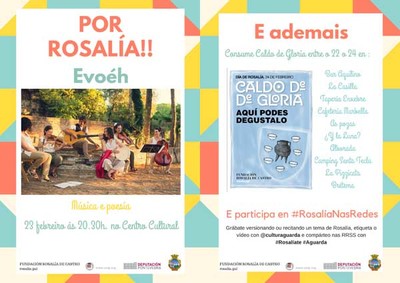 Actividades para conmemorar o Da de Rosala 2019  na Guarda