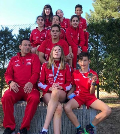 Atletismo Trega conquista dos medallas en el Campeonato Gallego Escolar de Campo a Travs