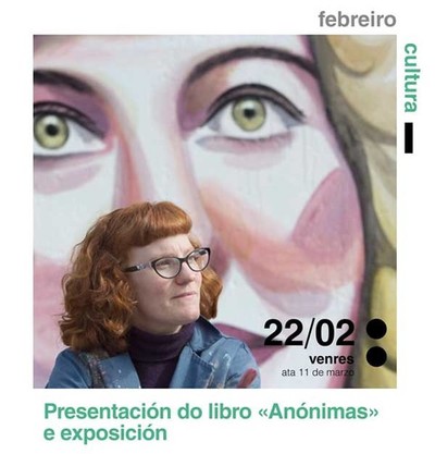 A artista Gemma Marqus presenta esta tarde o seu libro ?Annimas- no Mercado Municipal de Tomio