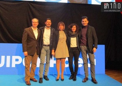 Alfonso Rueda destaca aos candidatos do Baixo Mio como -o mellor equipo posible- para a comarca