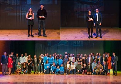 Roi Rodrguez Huertas, Jess Gonzlez e Tania Fernndez reciben o Premio Deporte Tudense 2018