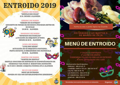 Caldo, empanada e Lacn con grelos para recibir o Entroido na Guarda