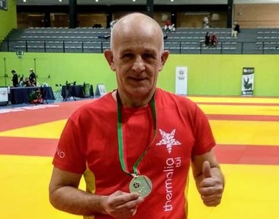 El judoca tudense Lino Martnez se proclama Subcampen de Portugal Judo Master