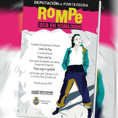 A Guarda acolle desde este xoves a exposicin -Rompe. Xoga en igualdade-