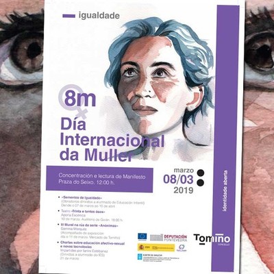 Tomio conmemora este venres o Da da Muller cunha concentracin e lectura de manifesto diante do Concello