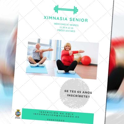 Abertas as inscricins para un Curso de Ximnasia Snior na Guarda 