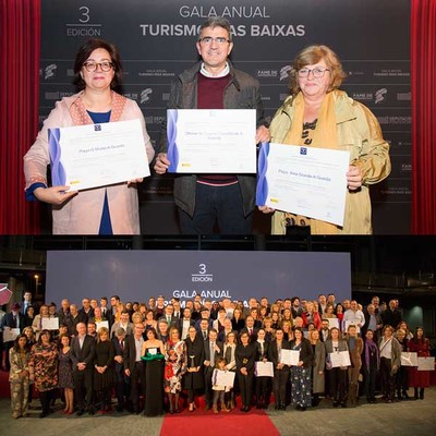 A Guarda recibe 3 sellos SICTED en la III Gala Anual de Turismo Ras Baixas
